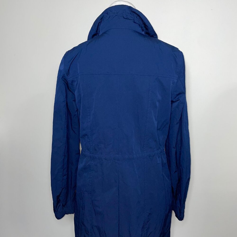 Banana Republic Women’s Parka Blue XS Nylon Adjustable Waist Jacket Outdoors - Picture 9 of 14